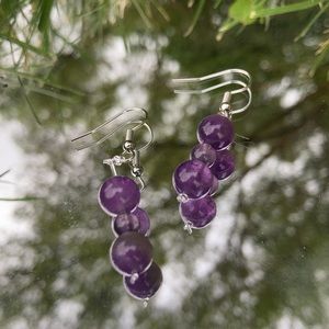 beautiful amethyst earrings